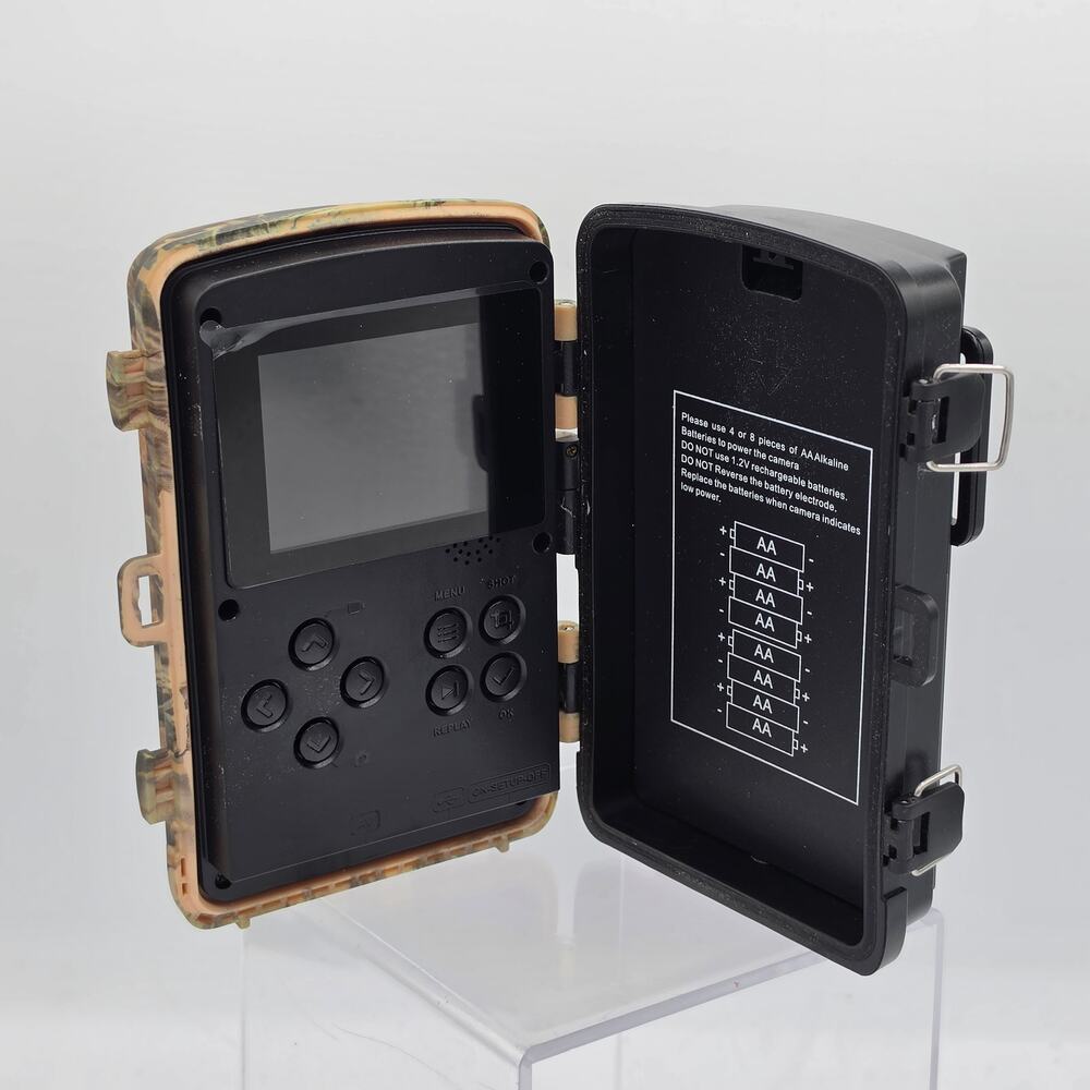 Lot of 2 Camouflage Digital Trail Hunting Game Cameras - Tested Working Outdoor